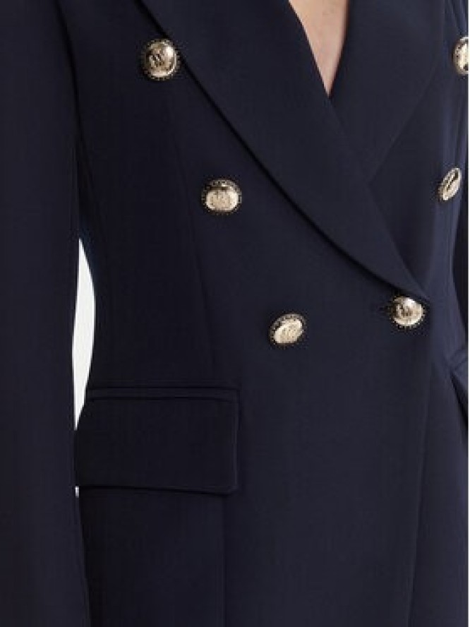 Maryley Marynarka 25IB139/43BL Granatowy Regular Fit