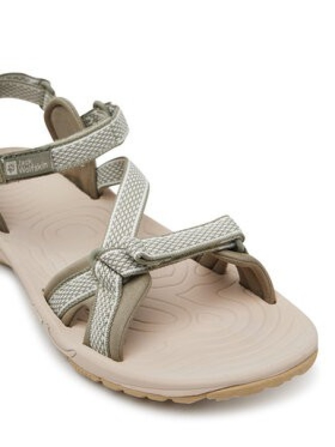 Jack Wolfskin Sandały Lakewood Ride Sandal M 4019041 Beżowy