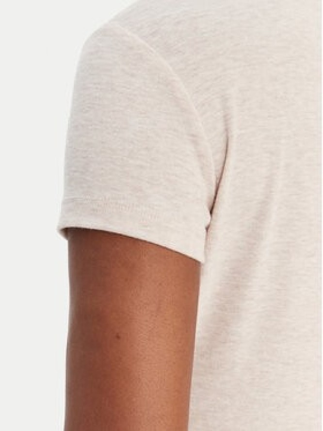 Guess T-Shirt W6RP99 KCNH2 Beżowy Regular Fit