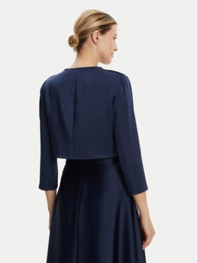 Rinascimento Bolerko CFC0122953003 Granatowy Regular Fit