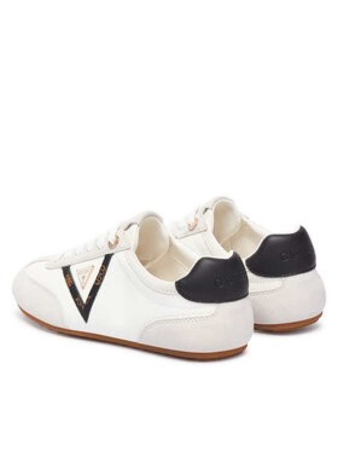 Guess Sneakersy Relli FLTREL LEA12 Kremowy