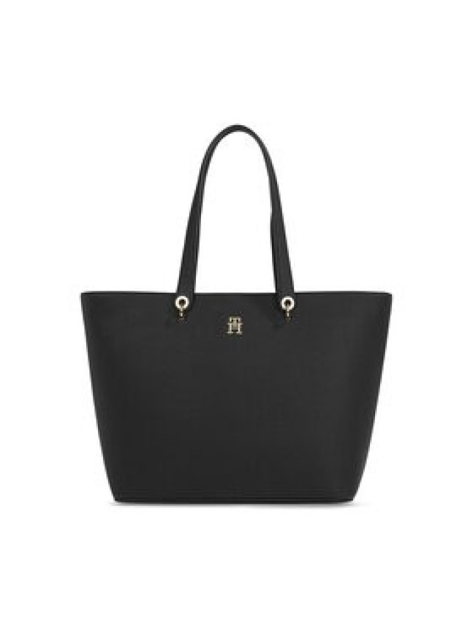 Tommy Hilfiger Torebka Th Emblem Tote AW0AW15178 Czarny