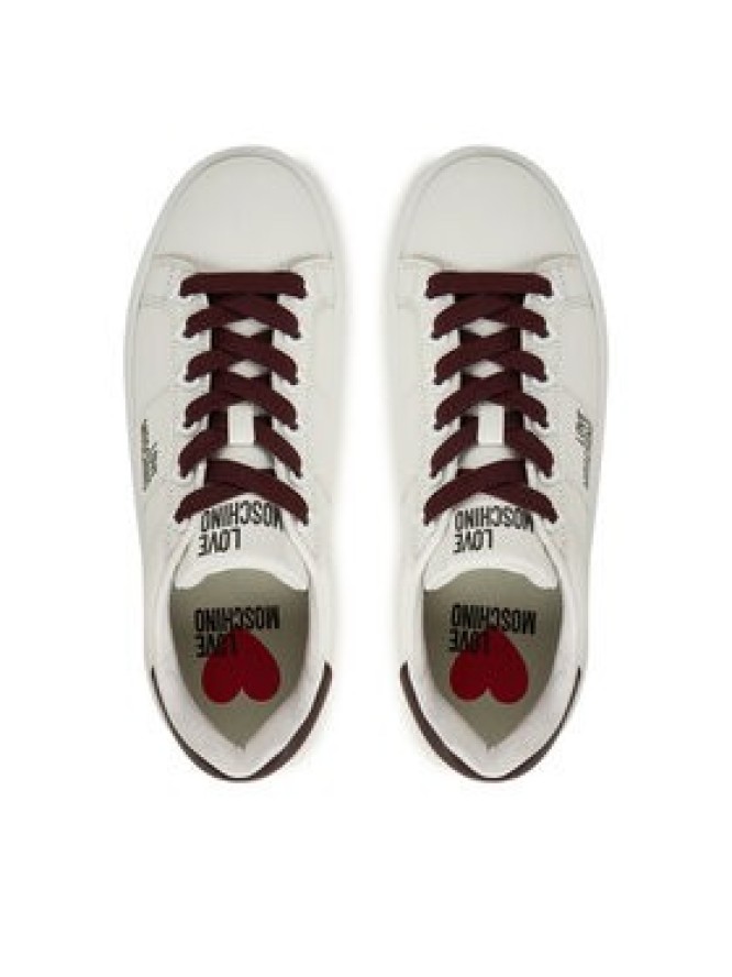 LOVE MOSCHINO Sneakersy JA15315G0NIA110D Biały