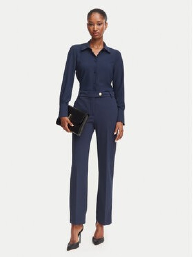 Rinascimento Koszula CFC0130227003 Granatowy Regular Fit