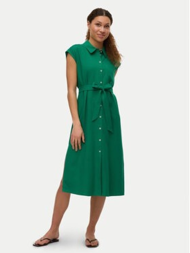 Vero Moda Sukienka koszulowa Mymilo 10282532 Zielony Regular Fit