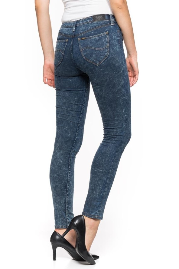 SPODNIE DAMSKIE LEE TOXEY MARBLE BLUE L527AQAS
