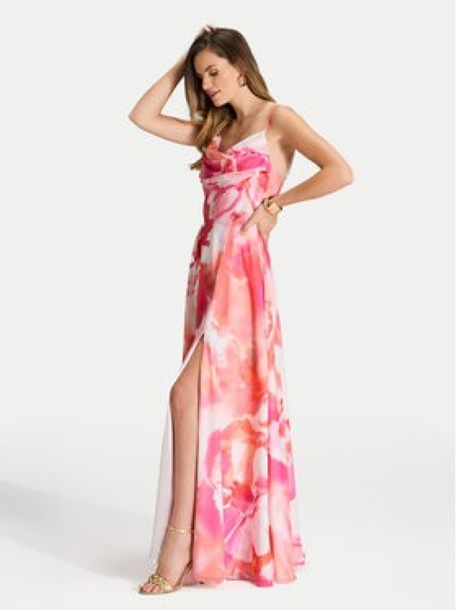 Swing Sukienka wieczorowa 5AI18600 Różowy Regular Fit