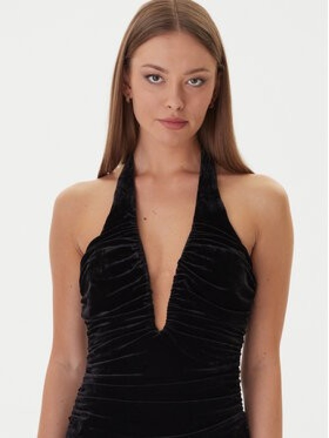 Bardot Sukienka wieczorowa Elvira Halter 60117DB Czarny Regular Fit