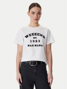 Weekend Max Mara T-Shirt Tenue 2615971051 Biały Regular Fit