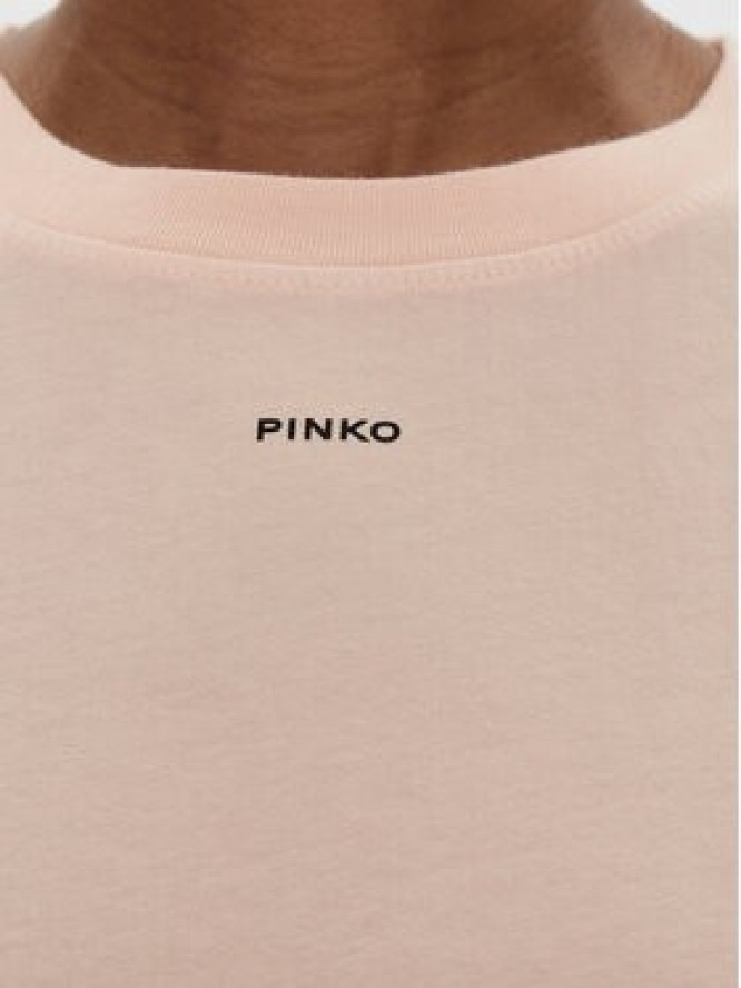 PINKO T-Shirt 100373 A228 Różowy Regular Fit