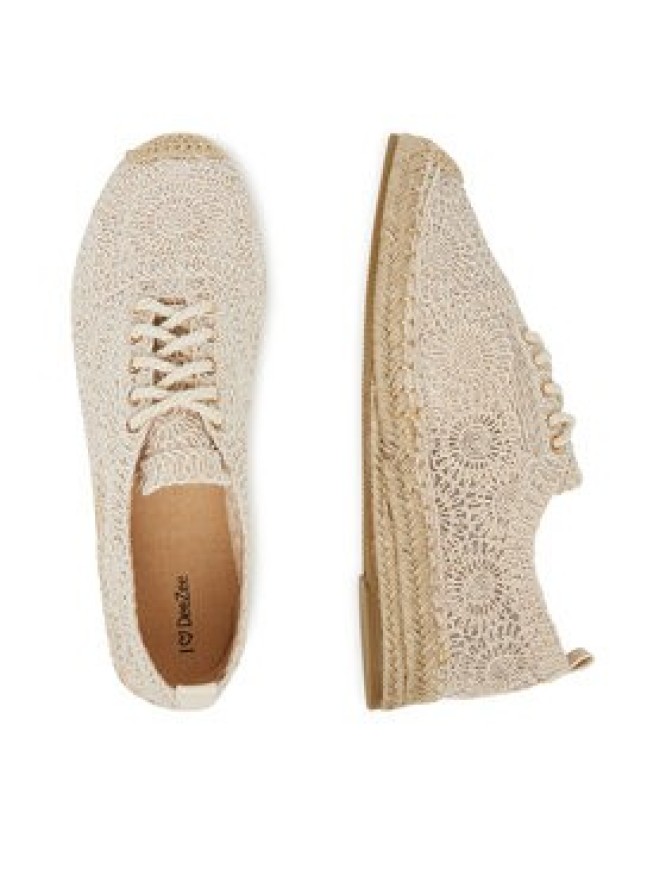 DeeZee Espadryle 3H33549-1 Beżowy
