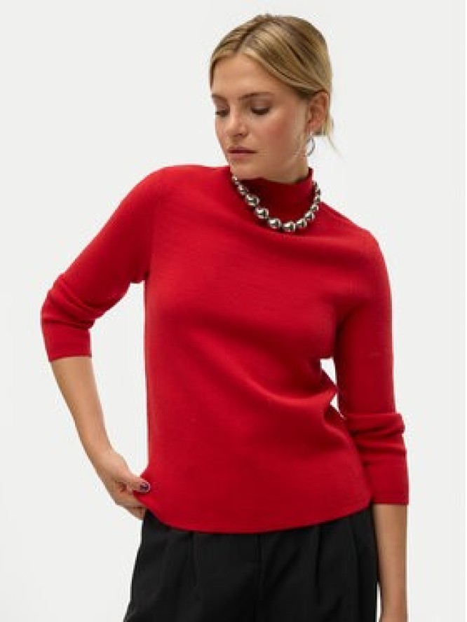 Vero Moda Golf Gold 10320585 Czerwony Regular Fit