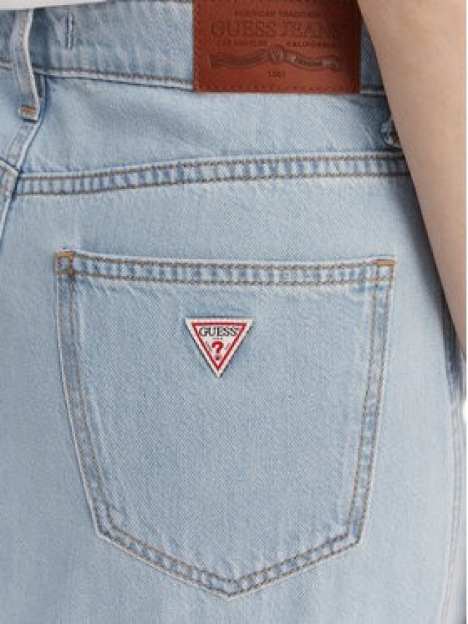 Guess Jeans Spódnica jeansowa W6GD52 D7902 Niebieski Regular Fit