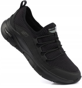 Damskie buty sportowe sneakersy slip-on SKECHERS ARCH-FIT LUCKY THOUGHTS