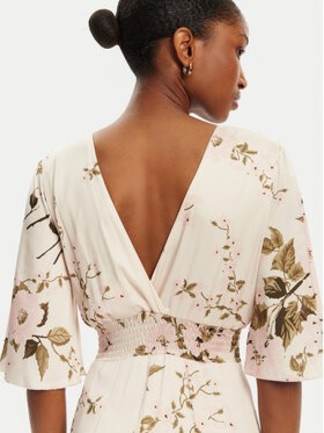 Rinascimento Sukienka wieczorowa CFC0122885003 Beżowy Regular Fit