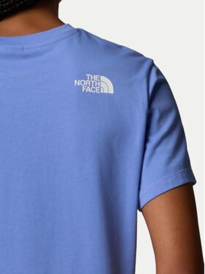 The North Face T-Shirt Simple Dome NF0A87U4 Niebieski Loose Fit