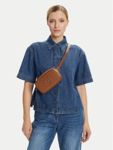 PINKO Torebka Pelle Bottalata AI 25-26 PCPL 105354 A29Q Brązowy