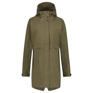 Parka Rain Jacket Women Green