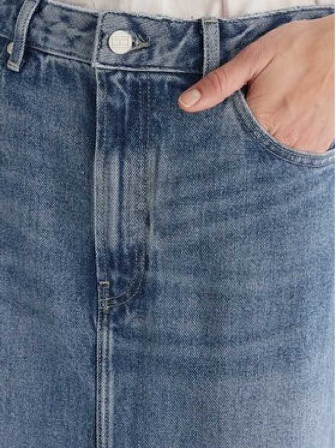 Tommy Hilfiger Spódnica jeansowa WW0WW46503 Niebieski Regular Fit