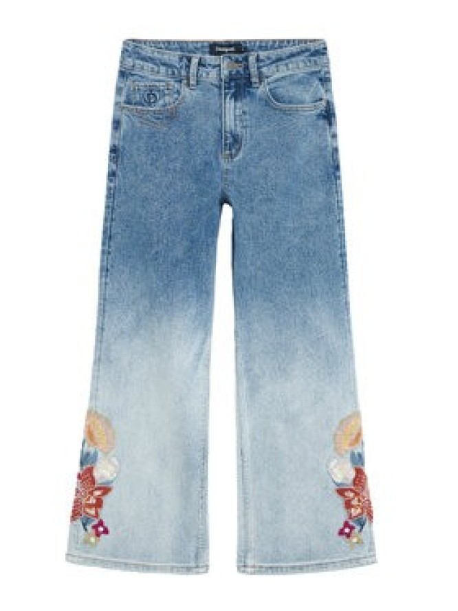 Desigual Jeansy Coco 26SWDD20 Niebieski Straight Fit