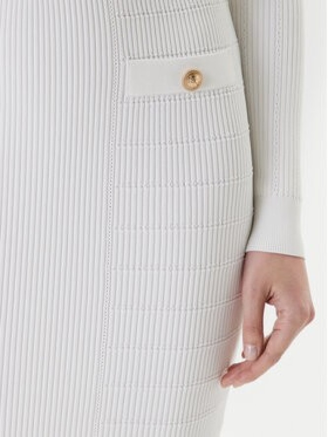 Guess Spódnica ołówkowa W5YD66 Z0130 Biały Slim Fit