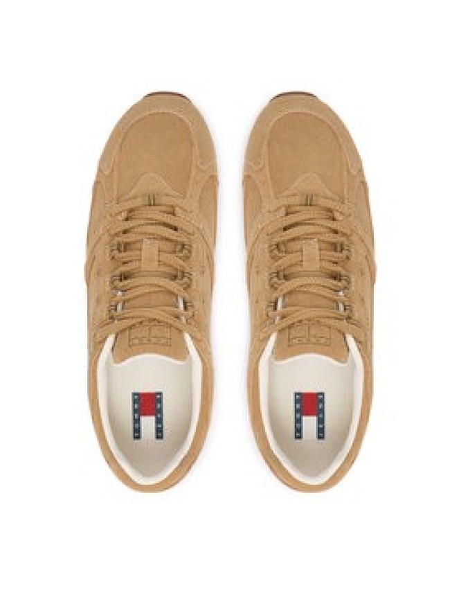 Tommy Jeans Sneakersy Archive '97 Lite Suede EN0EN02899 Brązowy