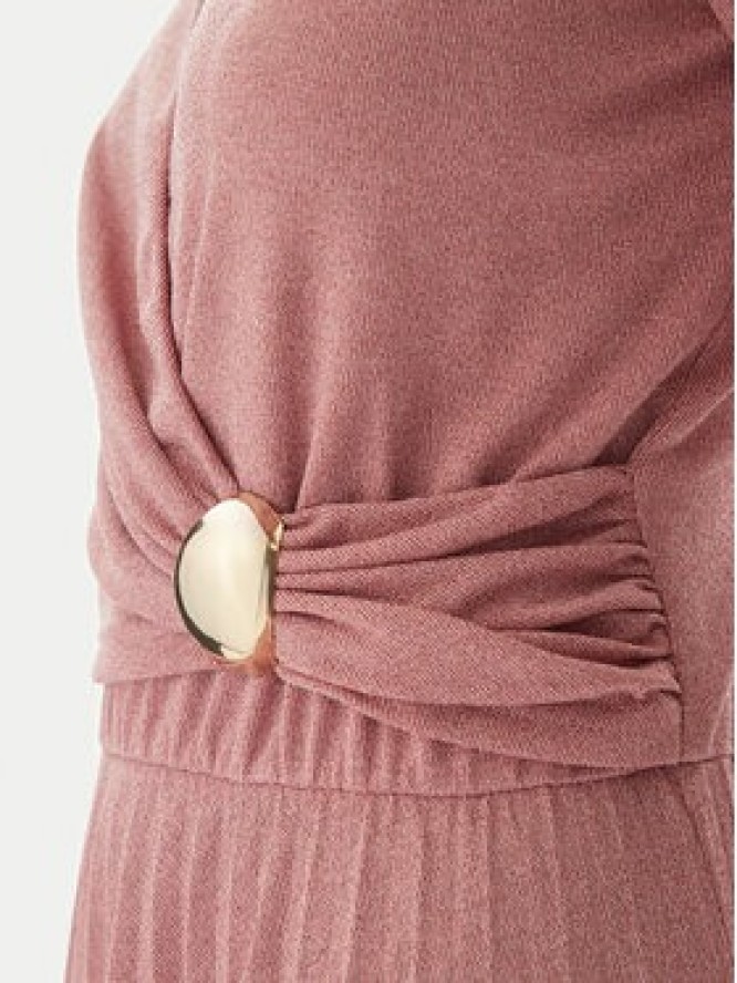 Rinascimento Sukienka koktajlowa CFC0122980003 Różowy Regular Fit