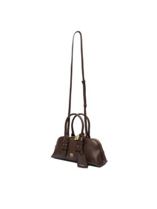 PINKO Torebka Bowling Bag Baguette AI 25-26 PLTT 105334 A0QO Brązowy