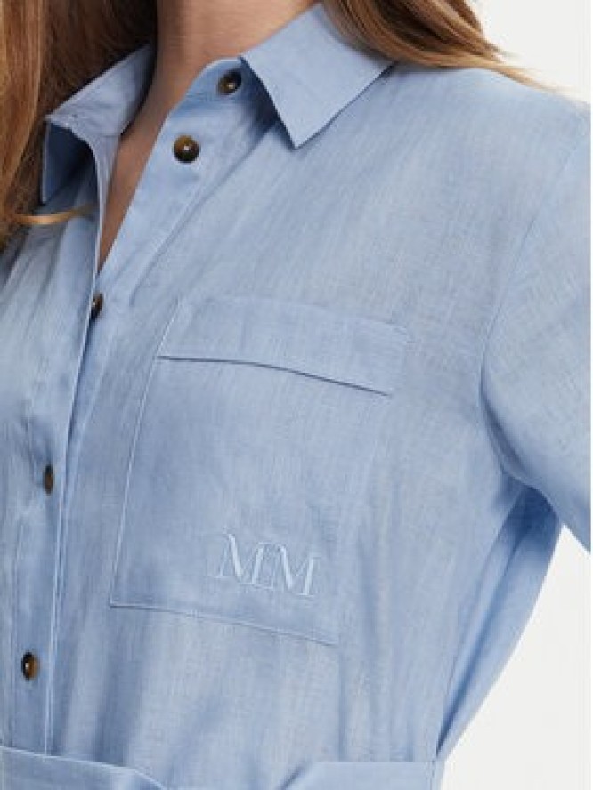 Max Mara Leisure Sukienka koszulowa Salute 2516221028 Błękitny Regular Fit