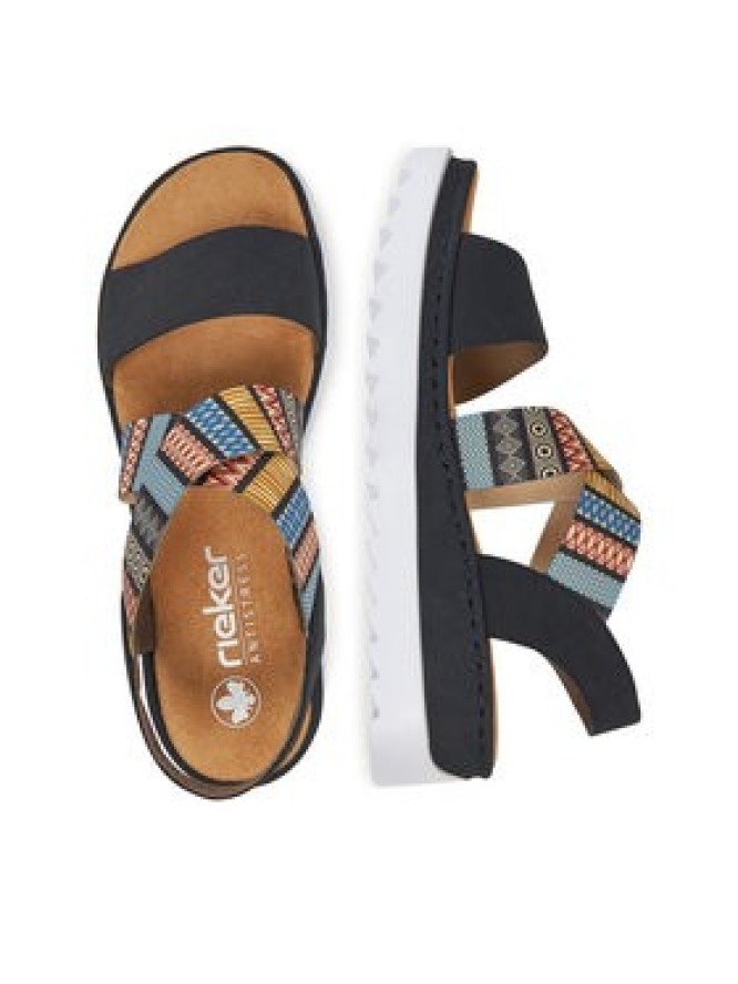 Rieker Sandały CEO-V44G8-14 Granatowy