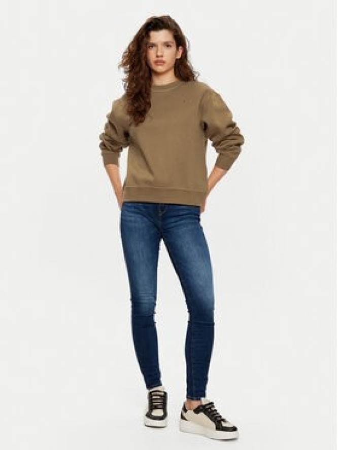 Tommy Hilfiger Bluza WW0WW41246 Brązowy Relaxed Fit