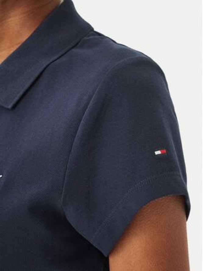 Tommy Hilfiger Polo 1985 Logo WW0WW49259 Granatowy Slim Fit