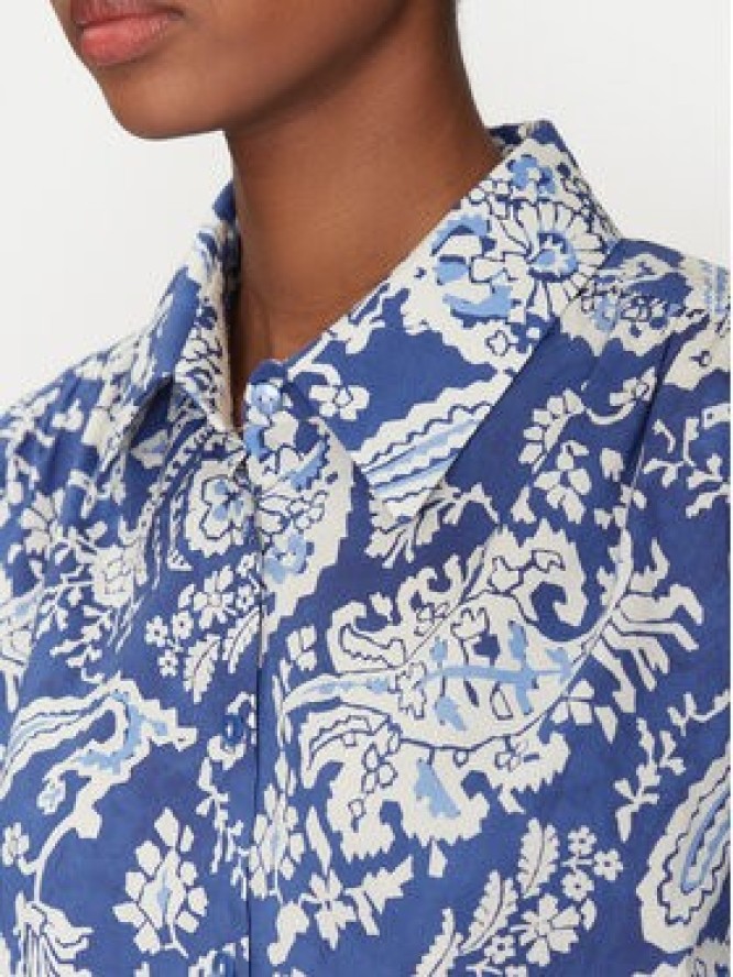 Luisa Spagnoli Koszula Bonifico 541847 Niebieski Regular Fit