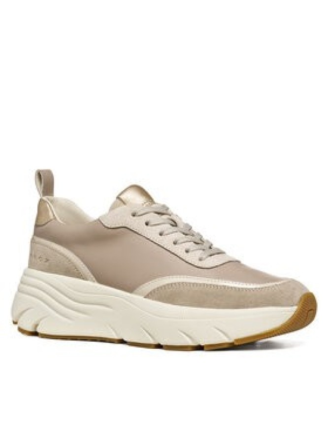 Geox Sneakersy D Diamanta D66UFA 09B22 C0084 Beżowy