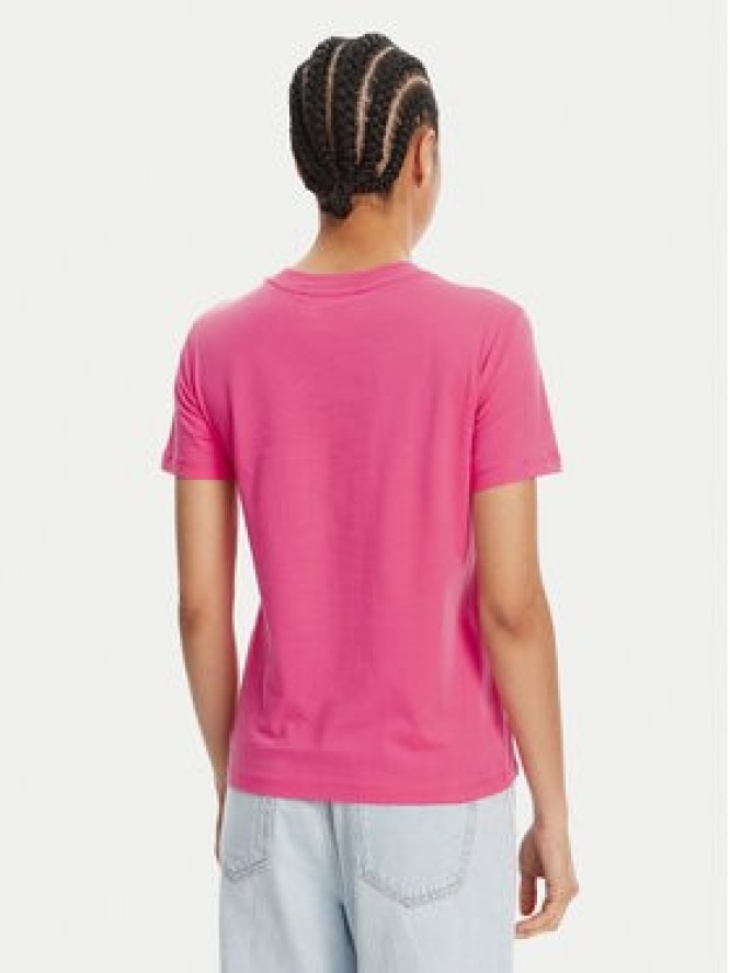 Versace Jeans Couture T-Shirt 78HAHE05 Różowy Regular Fit