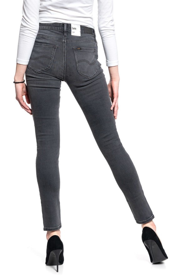 DAMSKIE SPODNIE JEANSOWE LEE ELLY BLACK FLOW L305CPRW 112105969