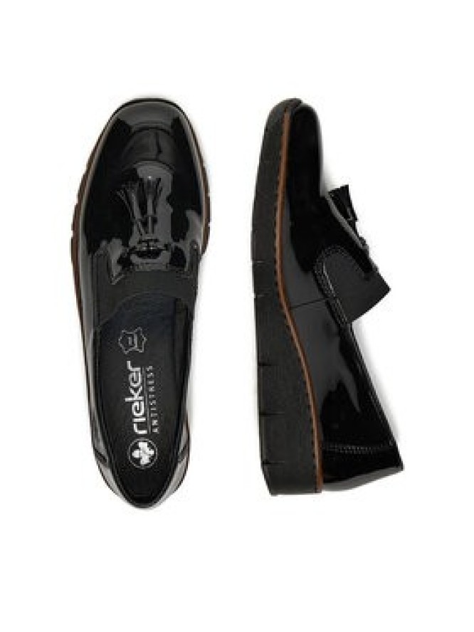 Rieker Półbuty 53751-00 Czarny