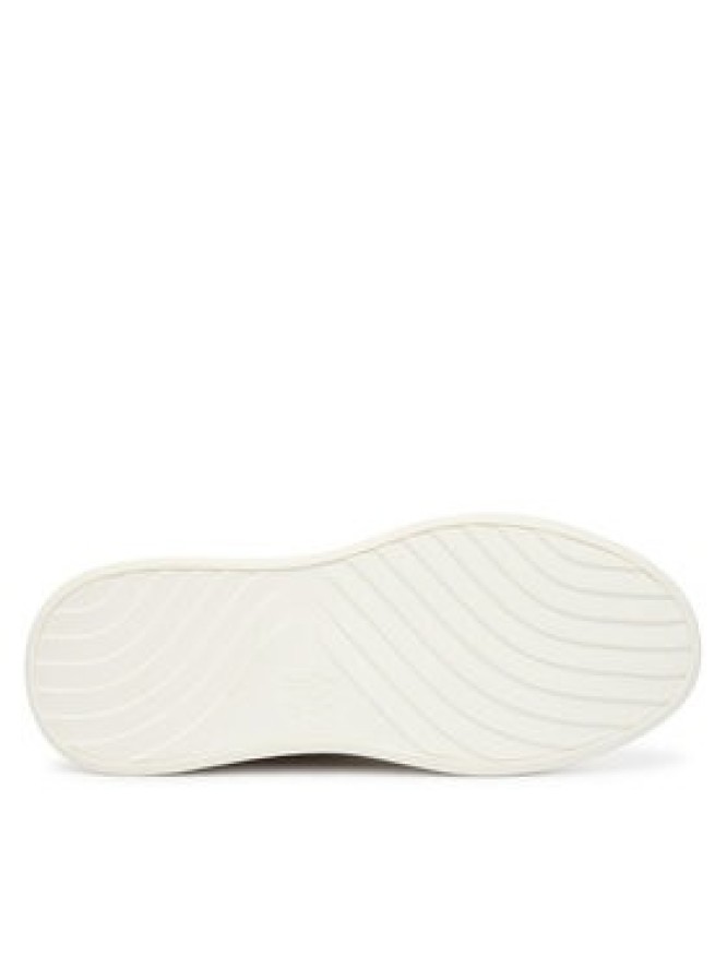 Tommy Hilfiger Sneakersy Shiny Leather Platform Sneaker FW0FW09364 Écru