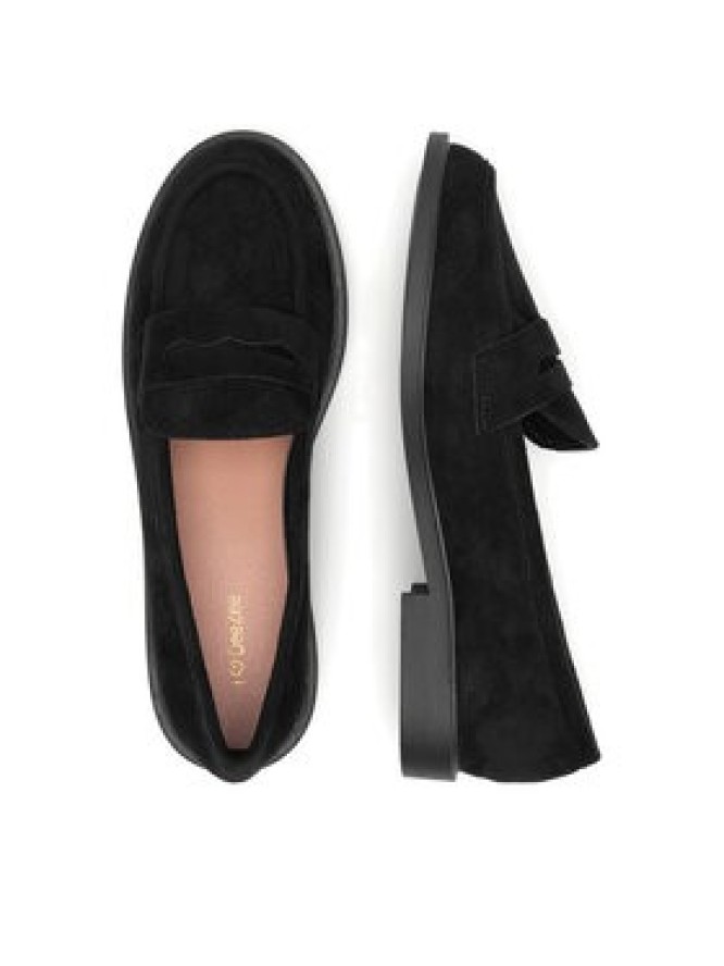 DeeZee Mokasyny 8-124-9 Czarny