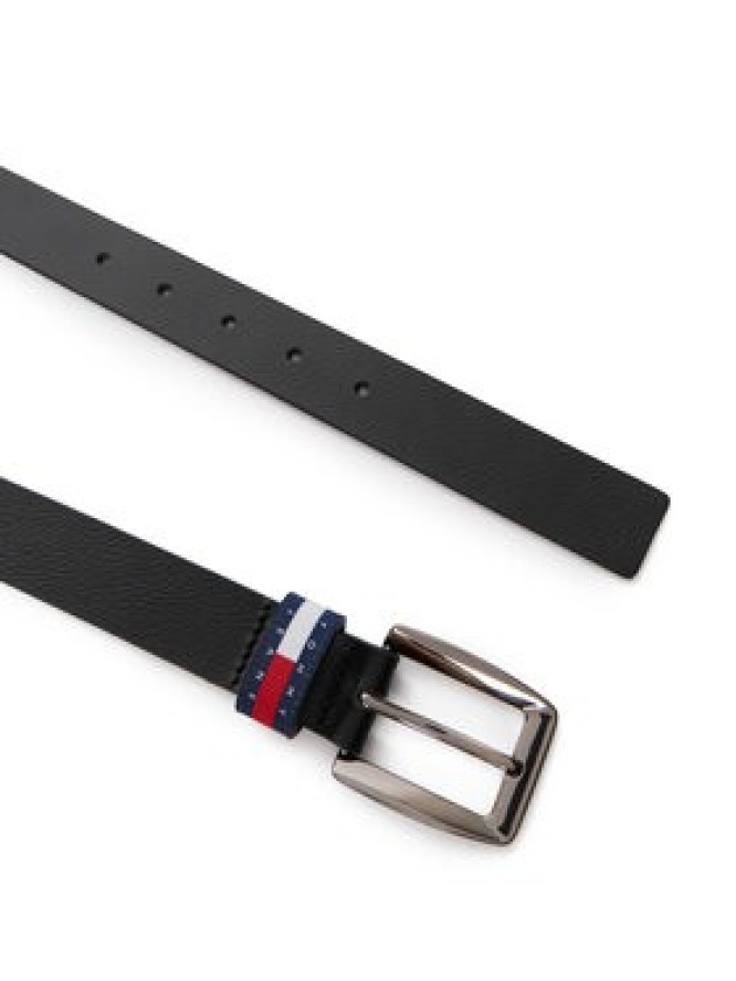 Tommy Jeans Pasek Tjw Bold Flag 3.0 AW0AW18099 Czarny