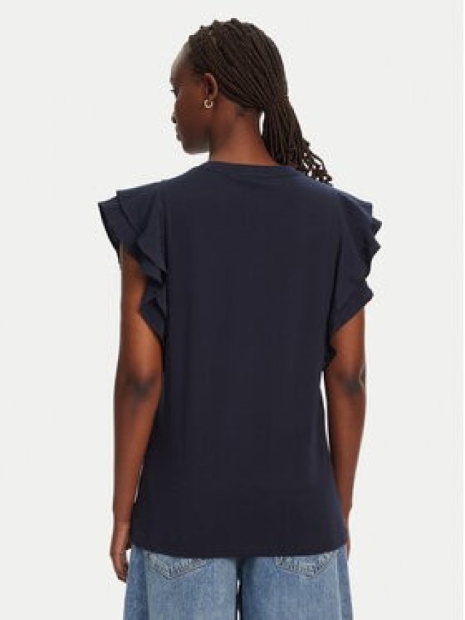 Liu Jo Bluzka TA5178 J5904 Granatowy Regular Fit