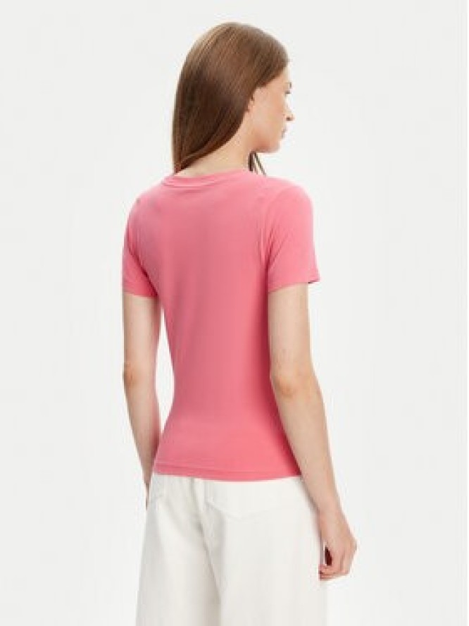 Guess Jeans T-Shirt W4YI03 J1314 Różowy Slim Fit