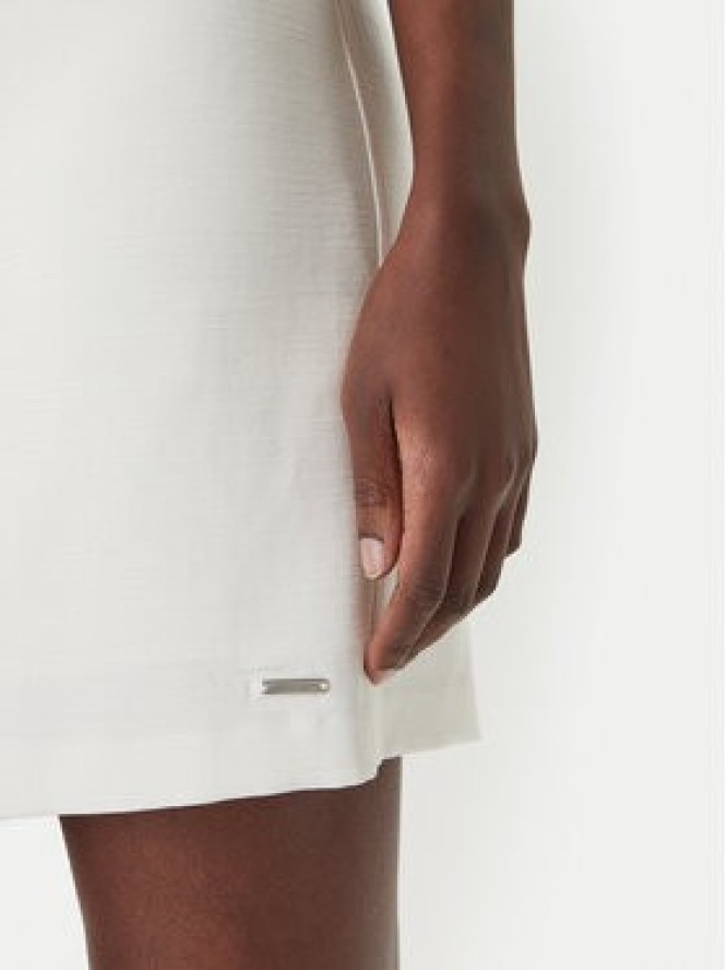 Calvin Klein Sukienka codzienna LV044F012G Écru Regular Fit