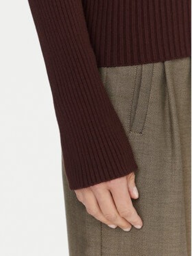 Kontatto Sweter 3M0830C Brązowy Slim Fit