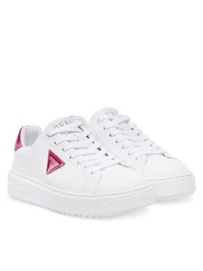 Guess Sneakersy FLJD12 LEA12 Biały