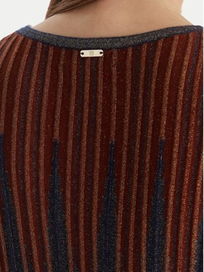 Fracomina Sweter FS25WT7007K558Q7 Kolorowy Slim Fit