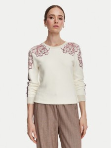 Liu Jo Sport Sweter TF6094 MS49I Kremowy Regular Fit
