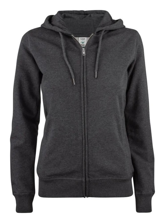 clique Premium OC Hoody Full Zip Women — Bluza damska z bawełny organicznej