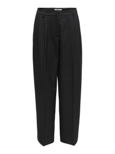 ONLY Spodnie materiałowe Reina 15349616 Czarny Straight Fit