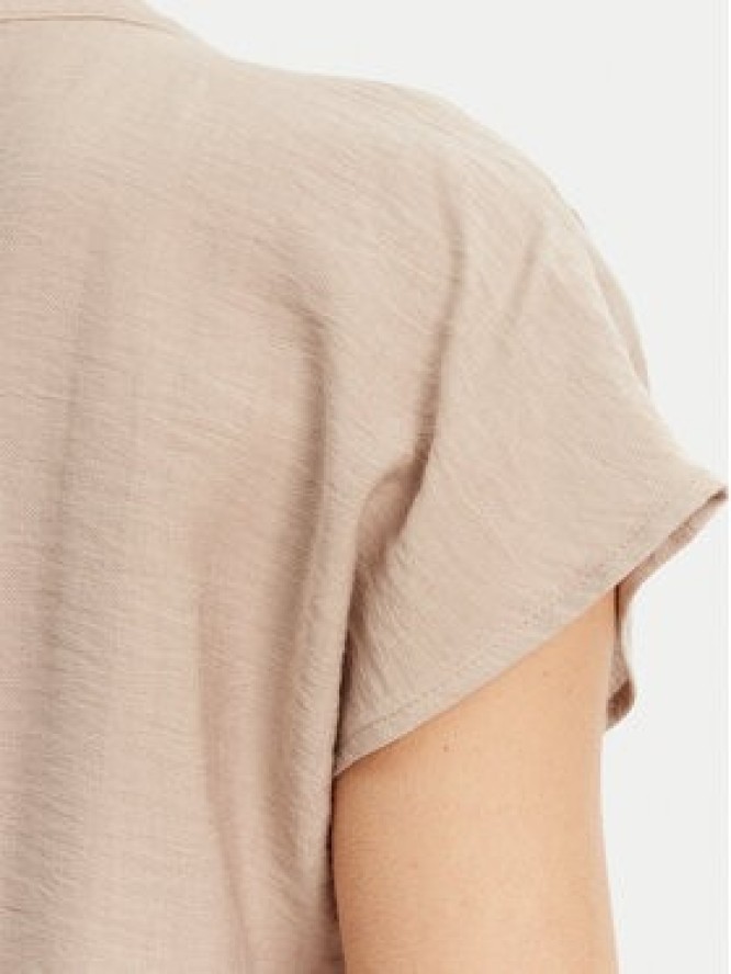 JDY Bluzka Pepper 15349346 Beżowy Regular Fit